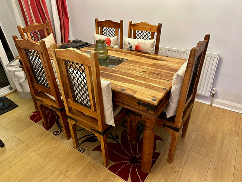 Dining table with chairs - table,