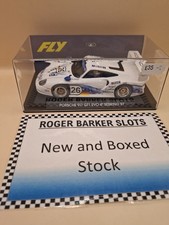Fly A51 Porsche 911 GT1 EVO Sebring 1997 White #26 1:32 Scale Slot Car Racing
