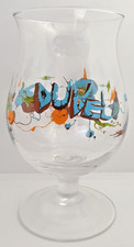 LIMITED EDITION DUVEL COLLECTION BEER GLASS BY ARTIST YAN SORGI (BRAZIL) 2014