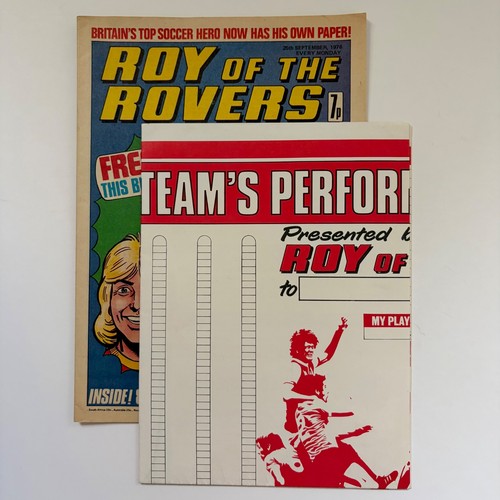 Roy the rovers comic - roy,