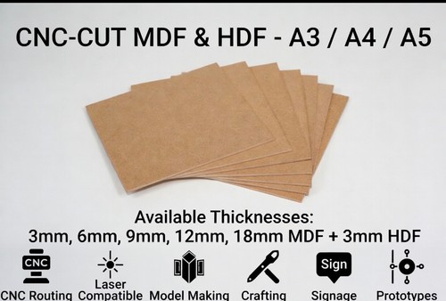 Mdf hdf sheets in - a4,