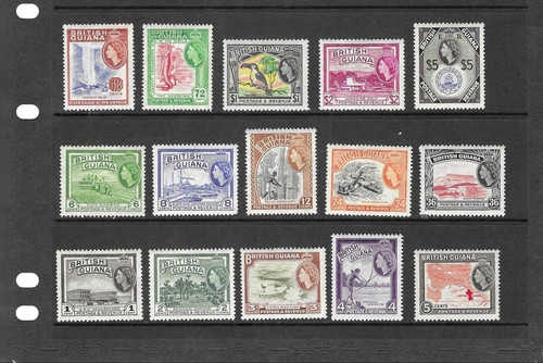 British guiana 1954 qeii - guiana,