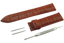 Brown Genuine Leather Croco
