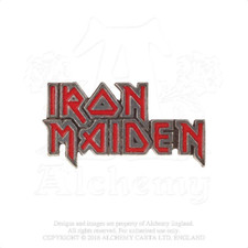 IRON MAIDEN metal pin badge -