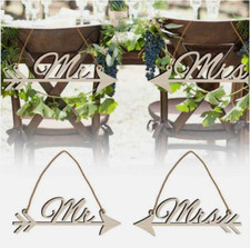 Mr & Mrs Chair Sign, Wedding