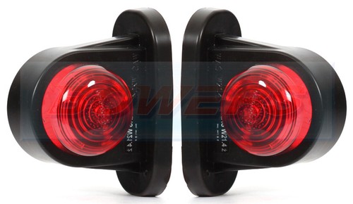 Red white rubber - white,