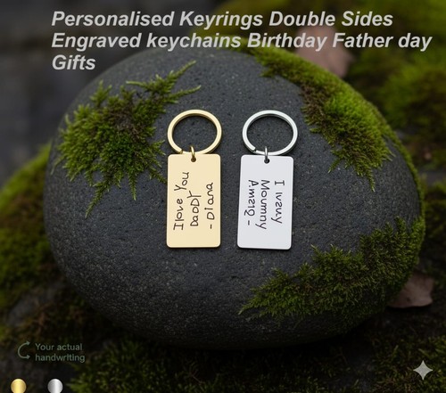 Personalised keyrings both - personalised,