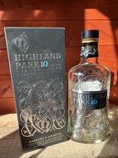 Highland Park 10-YEAR-OLD Whisky Bottle And Bottle Empty