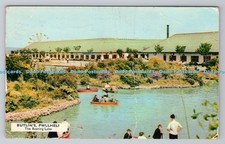 R788272 Butlin. Pwllheli. The Boating Lake. RP. 1962