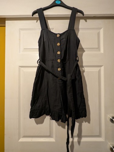 New look black playsuit square - black,