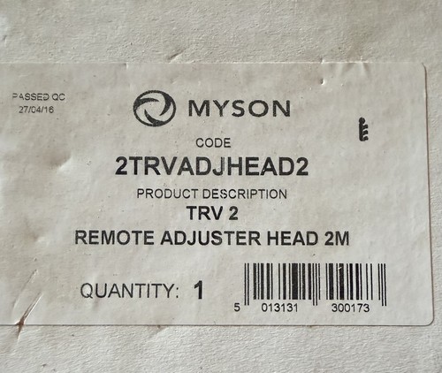 New myson trv2 radiator - myson,