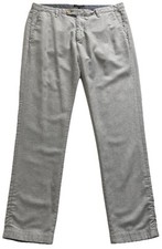 Ted Baker Mens Linen Blend Trousers Smart Casual Pants Size W34 L31 Stretch