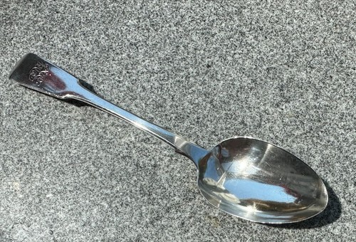 Solid silver serving - solid, or