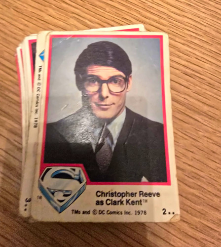 Topps superman the movie 1978 - movie,