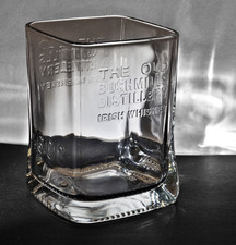 Bushmills Square Clear Glass Tumbler 1608. Irish Whiskey. The Old Distillery