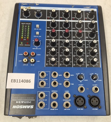 Samson mdr624r mixer power - samson,