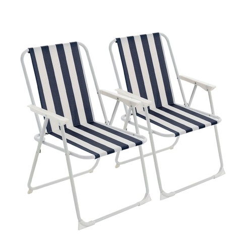 Folding metal beach chairs - chairs,