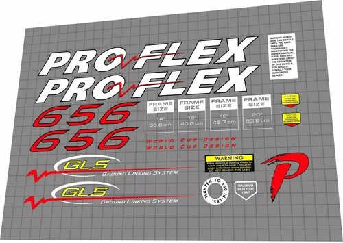 Proflex 656 frame decal - proflex,