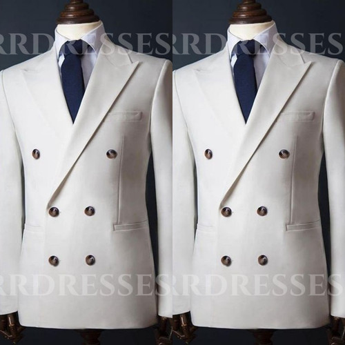 White men suits wedding - white, men's