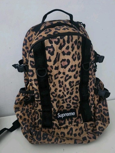Fw20 supreme leopard backpack - fw20,