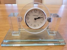 Whitehall Mantel Glass Clock Quartz