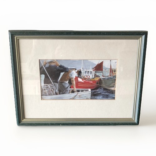 Framed glazed print - framed,