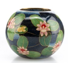 Water Lillies Glass Cloisonne