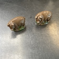 Vintage Wade Whimsies Pigs