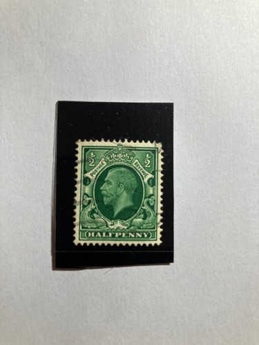 King george half penny - george, v