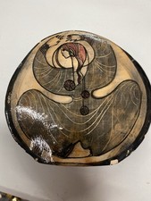 Unusual, Possibly Bud Vase, Vintage, Hand Painted,  & Signed In Bottom Left