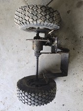 mtd axle rear back go cart kart project ride on lawn mower brake 