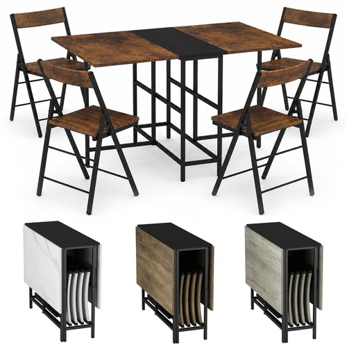 Piece folding dining table - 5,