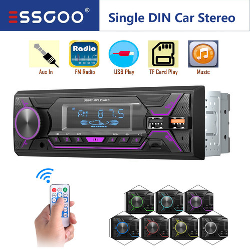 Single din car stereo - single,