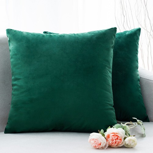 Plush velvet cushion - velvet,
