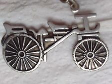 VINTAGE Olde Metal Keyring Key Bicycle Cycling Tandem Bike 