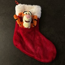 Disney Winnie The Pooh Tigger Plush Christmas Stocking 2000