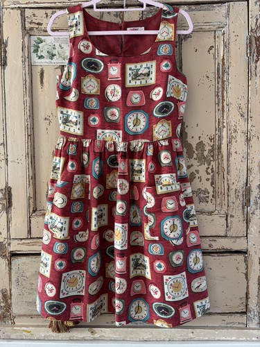 Cath kidston burgandy clock - cath,
