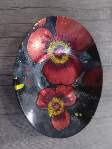 Decorative poppy bowl - decorative,