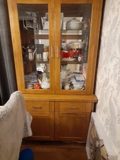 Wood Display Case Curio