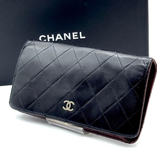 Chanel matelasse wallet long - matelasse,