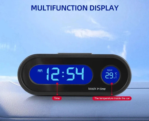 Car mini electronic clock - car, time