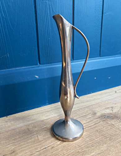 Vintage silver metallic metal - silver,