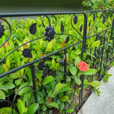 80cm Tall Steel Garden Fence 5