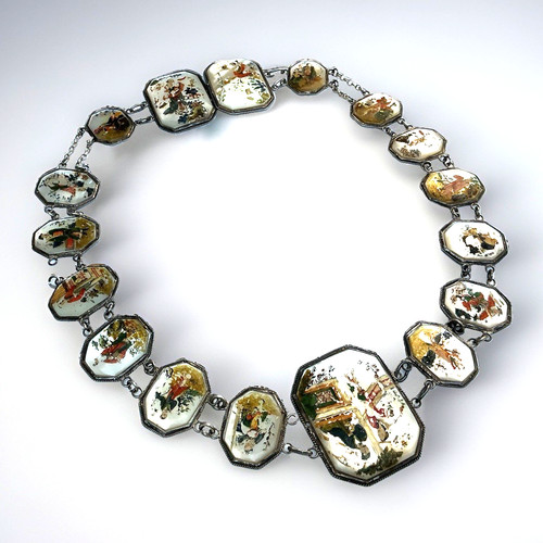Antique chinese silver mother - chinese,