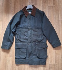 Mens Wynnster Green Hooded Wax