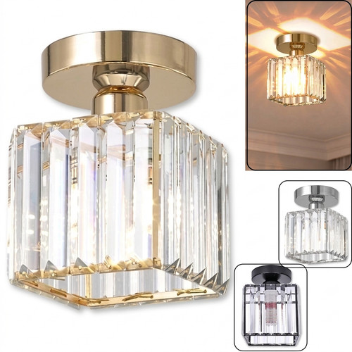 Modern crystal ceiling - crystal, light