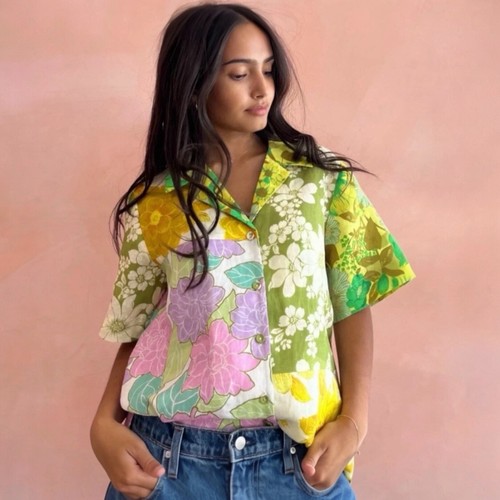 Alemais elora patchwork shirt - alemais,
