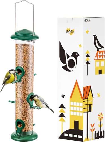 Metal bird feeders ports - metal, 6