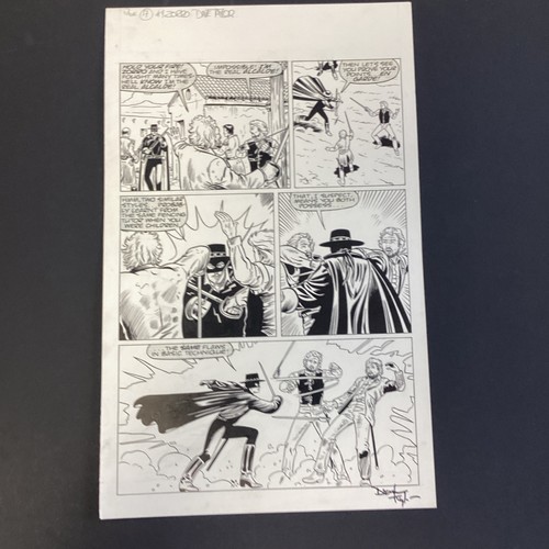 Original artwork for zorro 9 - artwork,