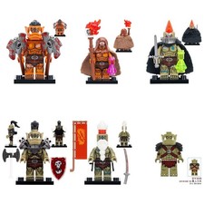 Warcraft Orc Goblin Castle Monster Custom Lego Mini Figure x 6 Hero Toy Model